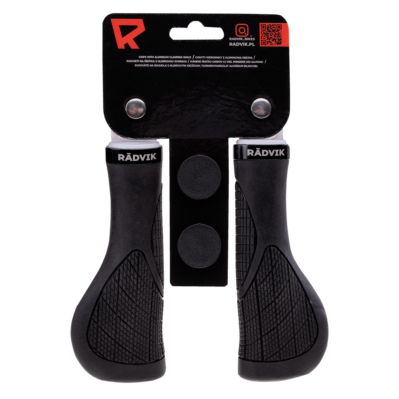 Chwyty rowerowe RADVIK CROSSGRIP M000216094 – Czarny
