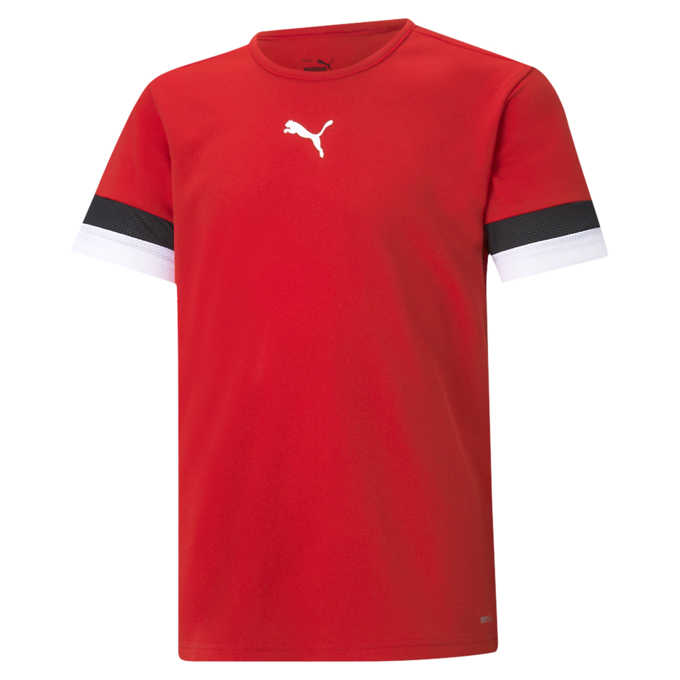 Dziecięca Koszulka z krótkim rękawem PUMA TEAMRISE JERSEY JR 70493801 – Czerwony