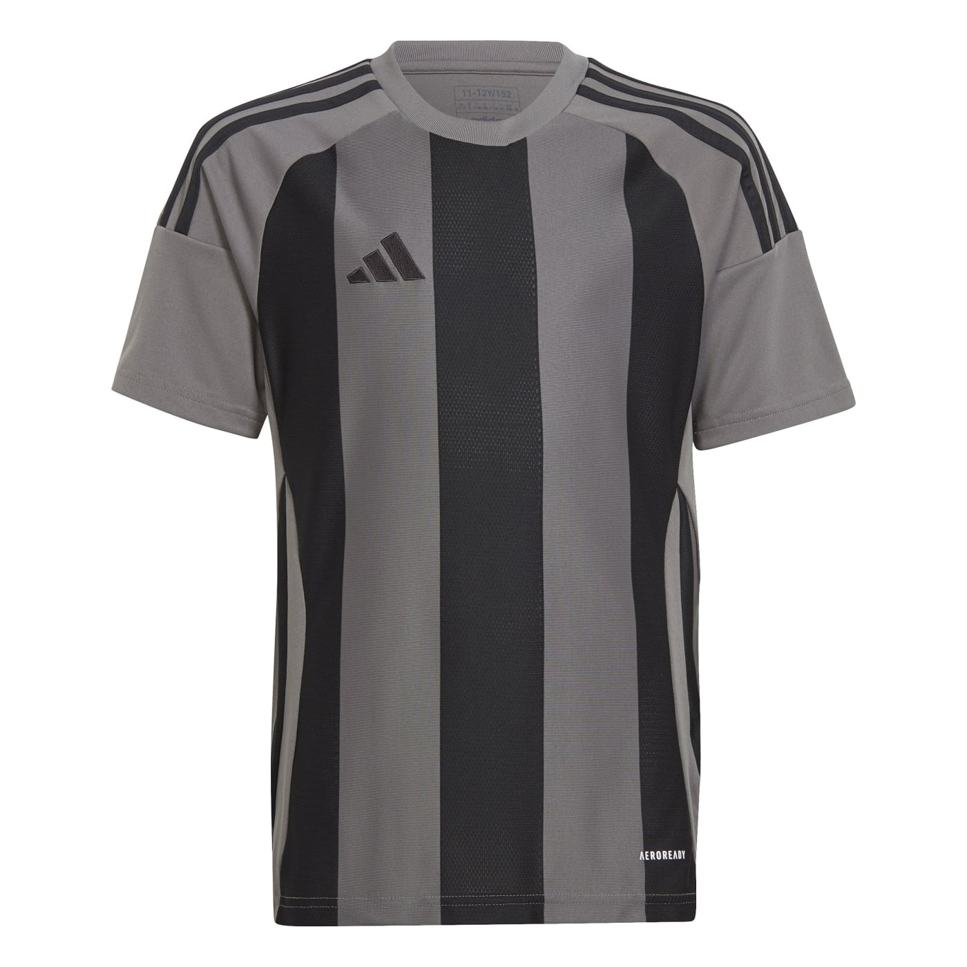 Dziecięca Koszulka z krótkim rękawem ADIDAS STRIPED 24 JSYY IW2132 – Szary