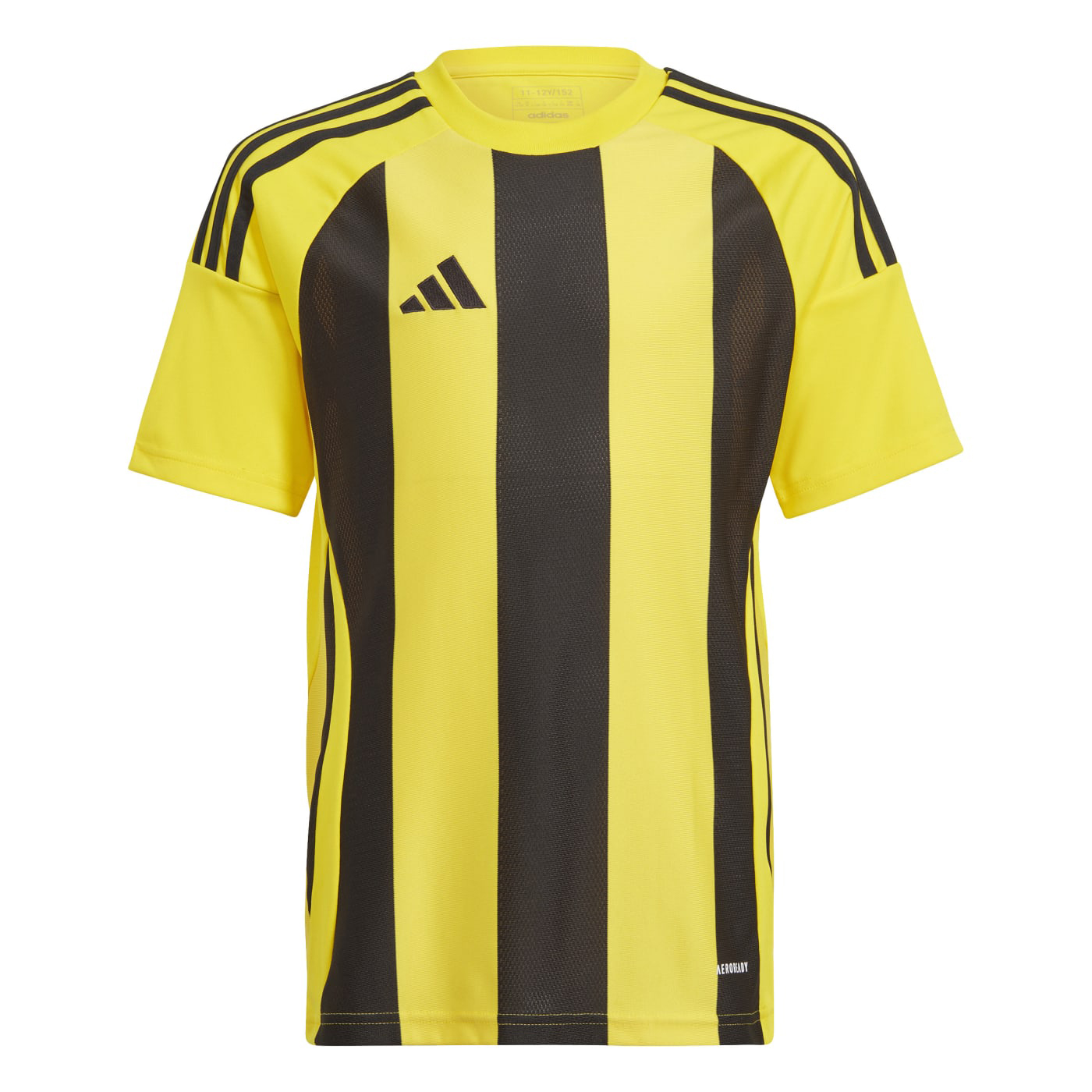 Dziecięca Koszulka z krótkim rękawem ADIDAS STRIPED 24 JSYY IW2135 – Żółty