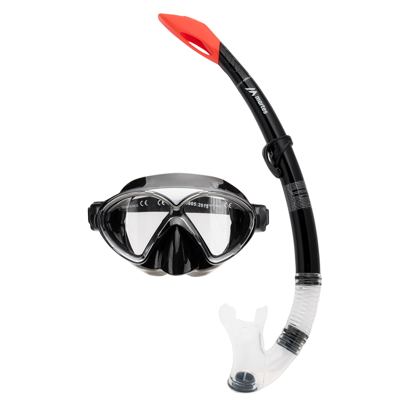 Dziecięcy Zestaw do nurkowania MARTES RAMIL JR SET M000212773 – Czarny