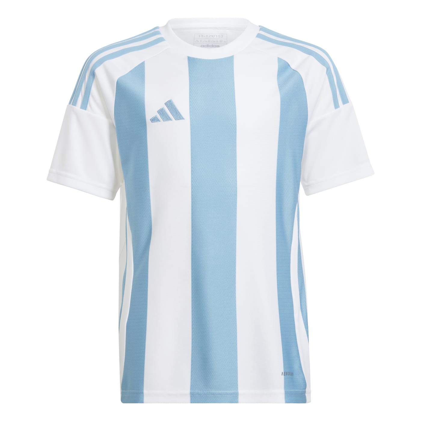 Dziecięca Koszulka z krótkim rękawem ADIDAS STRIPED 24 JSYY IW2137 – Niebieski