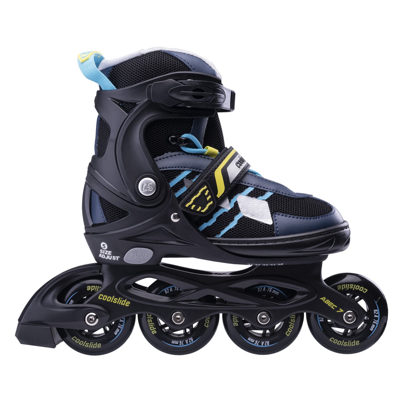 Dziecięce Rolki fitness COOLSLIDE MERON YB M000242842 – Czarny