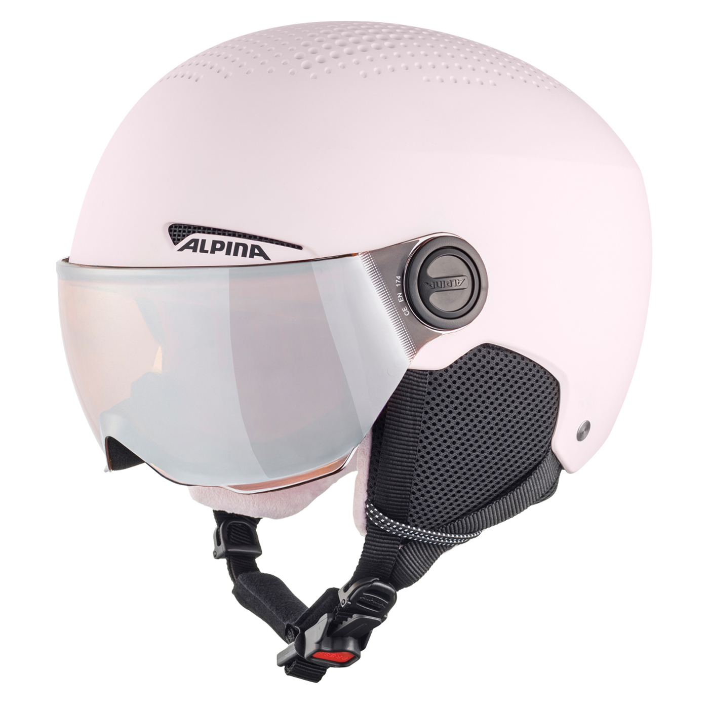 Dziecięcy Kask ALPINA ZUPO VISOR Q-LITE ALPZUPORSMT – Różowy