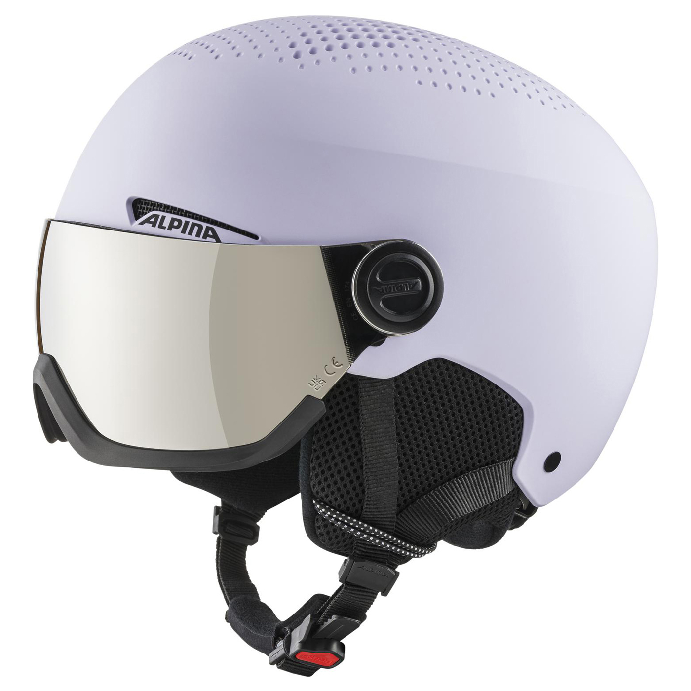 Damski Kask ALPINA ARBER VISOR Q-LITE A9228351 – Fioletowy