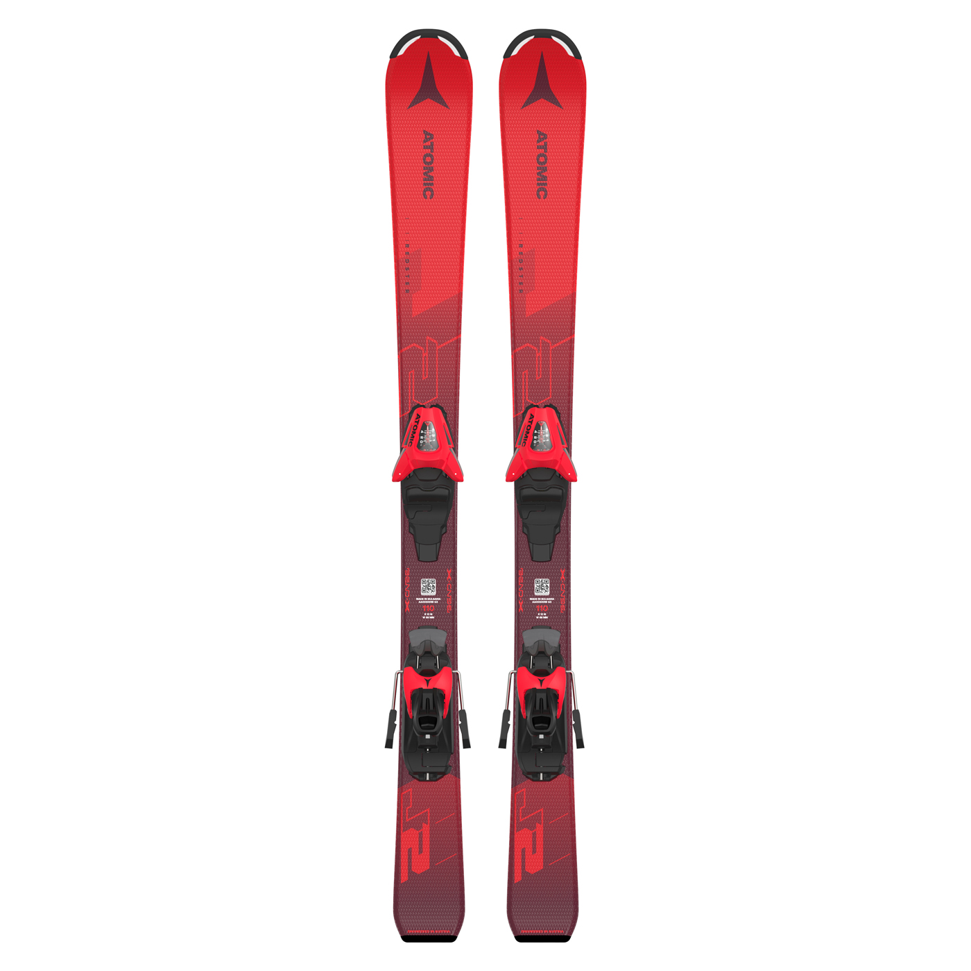 Dziecięce Narty ATOMIC REDSTER J2 100-120 + C 5 GW 887445179139 AASS03306 – Czerwony