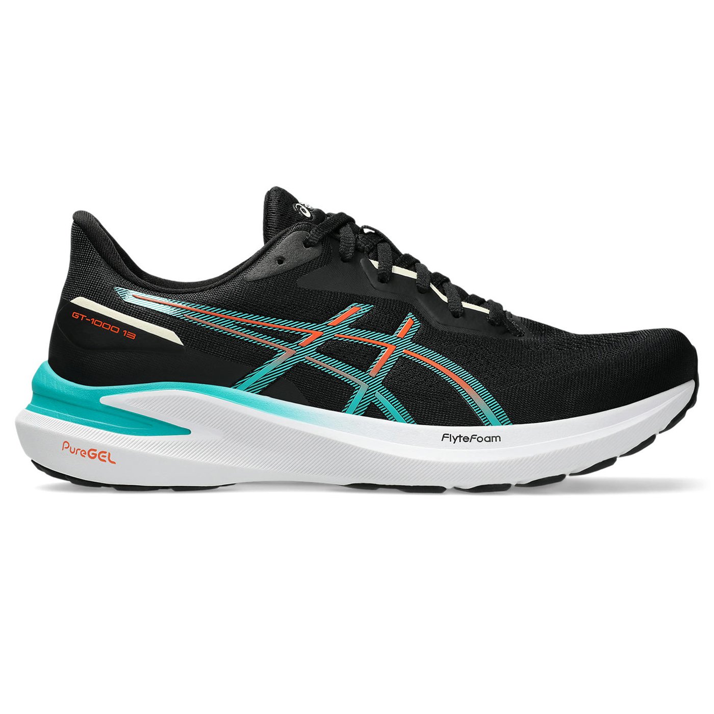 Męskie Buty do biegania ASICS GT-1000 13 1011B858-005 – Czarny