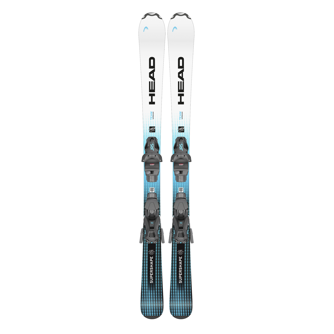 Dziecięce Narty HEAD SUPERSHAPE TEAM EASY JRS + JRS 7,5 8466009223 314504075 – Wielokolorowy