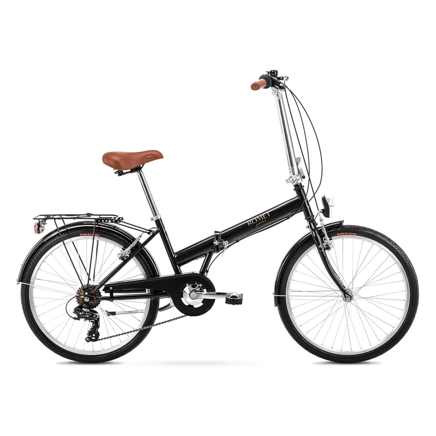 Rower miejski ROMET JUBILAT ECO RDCITJUBEX24150723OA – Czarny