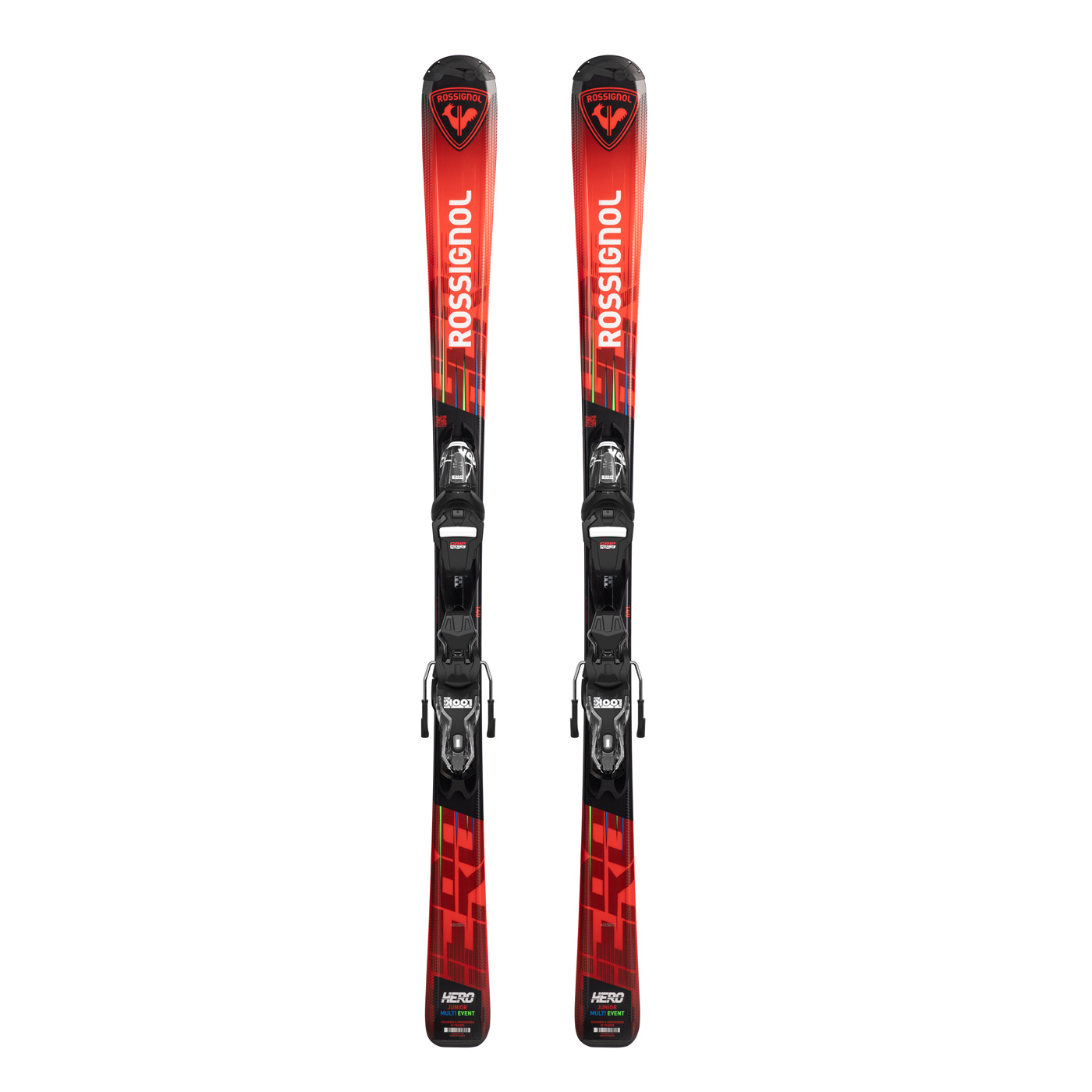 Dziecięce Narty ROSSIGNOL HERO JR XPR JR 7 GW B83 WIAZ-3607683457038 RRNJY03 – Czerwony