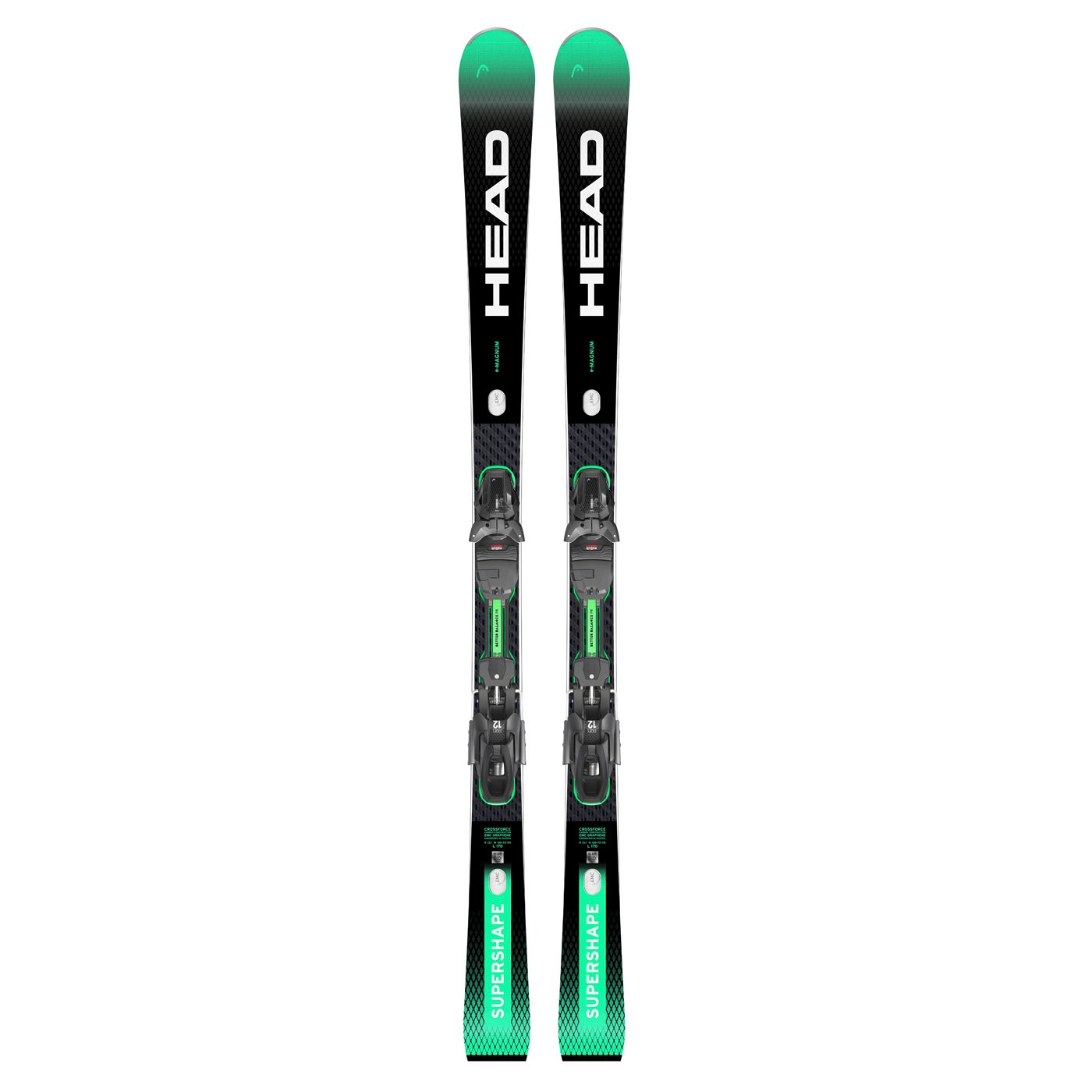 Narty HEAD SUPERSHAPE E-MAGNUM + PRD 12 GW 8466009414 313304 – Czarny