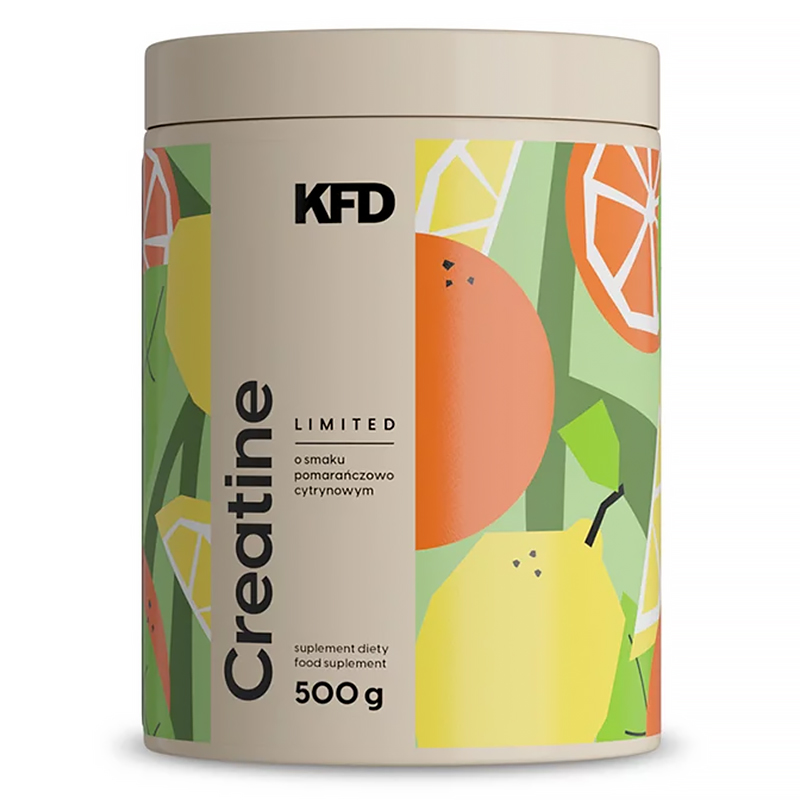 KFD Premium Creatine, smak pomarańczowo-cytrynowy, 500 g