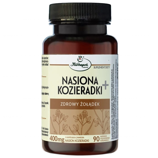 Herbapol Nasiona Kozieradki+, 90 kapsułek