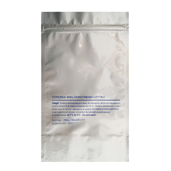 El-Comp, torba termoizolacyjna do przechowywania leków, 250 mm x 130 mm x 340 mm, 1 sztuka