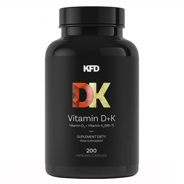 KFD Vitamin D3 + K2, 200 kapsułek