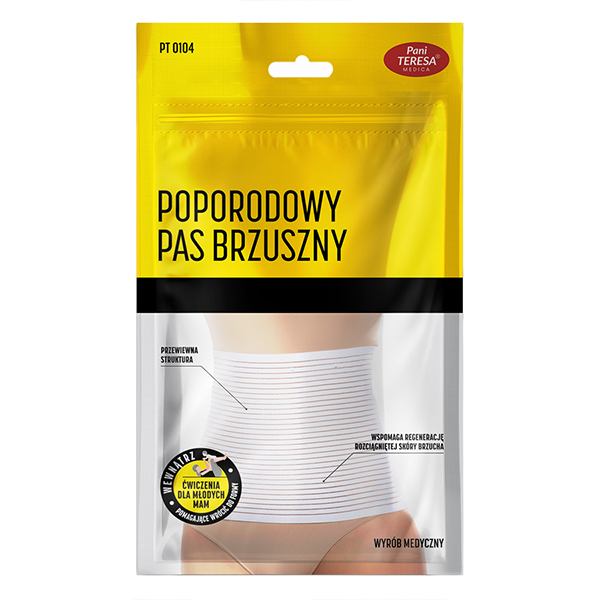 Pani Teresa, pas brzuszny, poporodowy PT 0104, cielisty, rozmiar S, 1 sztuka