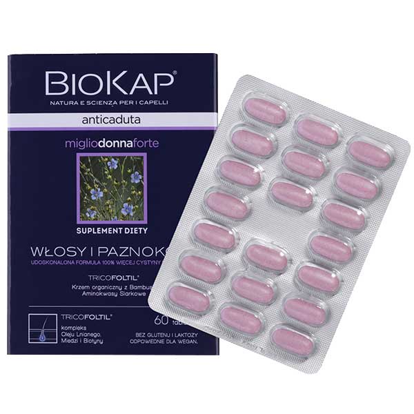 Biokap Anticaduta donna dla kobiet, 60 tabletek