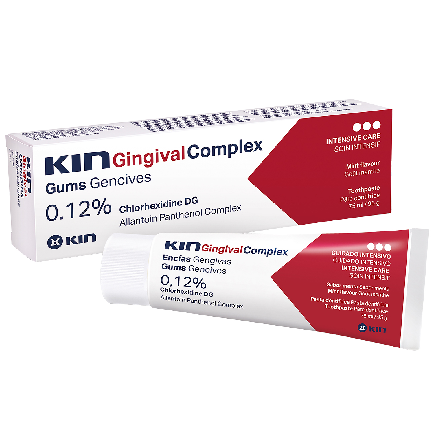 Kin Gingival Complex, pasta do zębów z chlorheksydyną, 75 ml