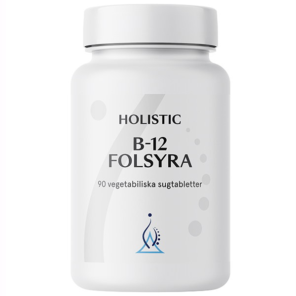 Holistic B-12 Folsyra, 90 tabletek do ssania