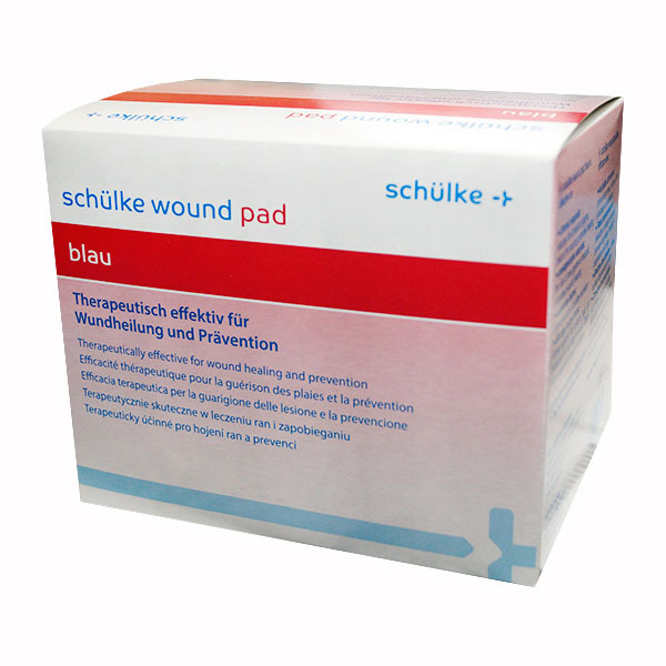 Schulke Wound Pad, opatrunki na rany, niebieskie, 10 sztuk