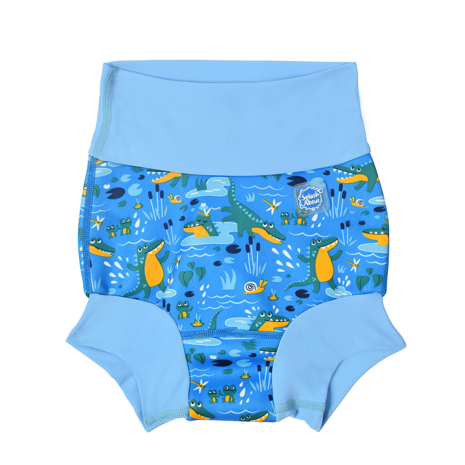 Splash About, Happy Nappy, pieluszka do pływania, Krokodyle, 6-12 miesięcy, rozmiar L, 1 sztuka