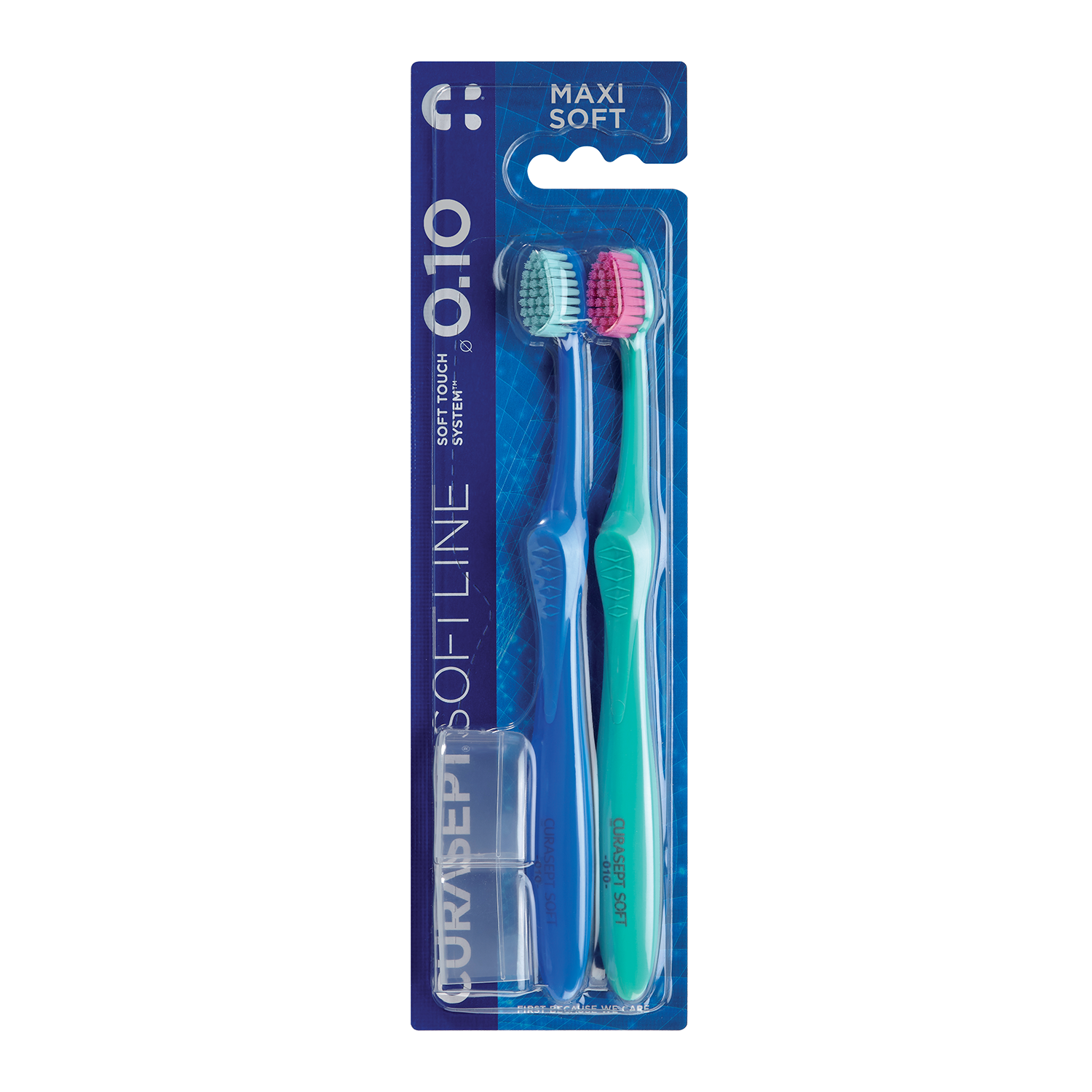 Curasept Maxi Soft 010 Duopack, szczoteczka do zębów, 2 sztuki