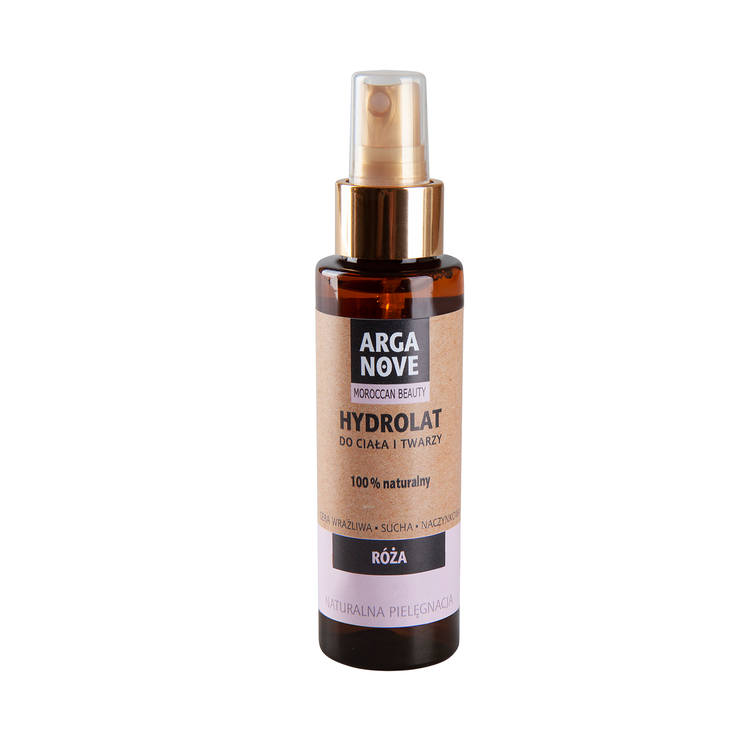 Arganove, hydrolat z płatków róży damasceńskiej, 100 ml