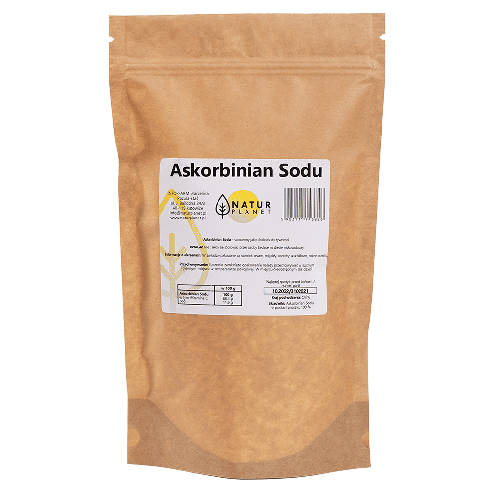 Natur Planet Witamina C, askorbinian sodu, 1 kg