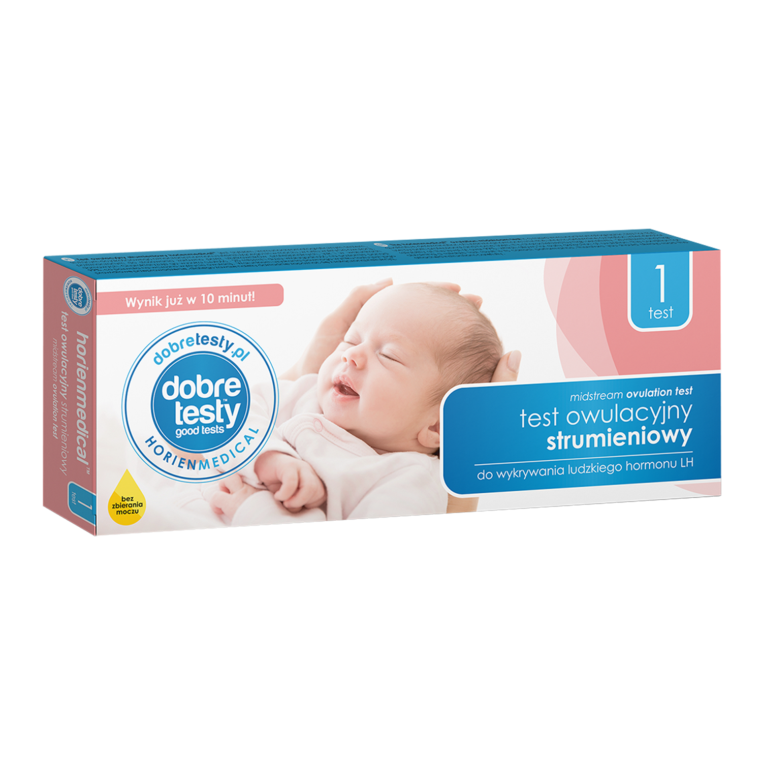 HorienMedical, test owulacyjny, strumieniowy, 1 sztuka