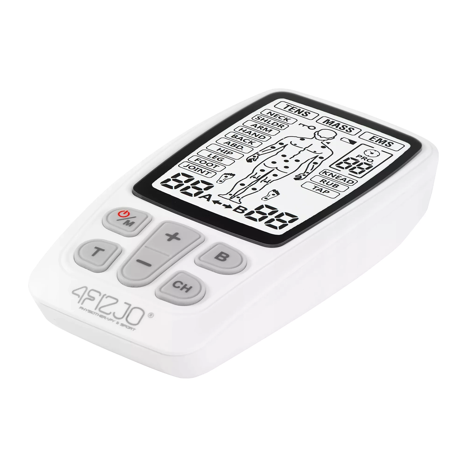 4Fizjo Combo Med+, elektostymulator 3w1 TENS, EMS, MASS, na baterie
