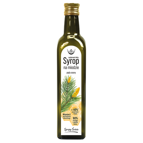 Oleofarm Syropy Świata Pędy Sosny, syrop na miodzie, 250 ml