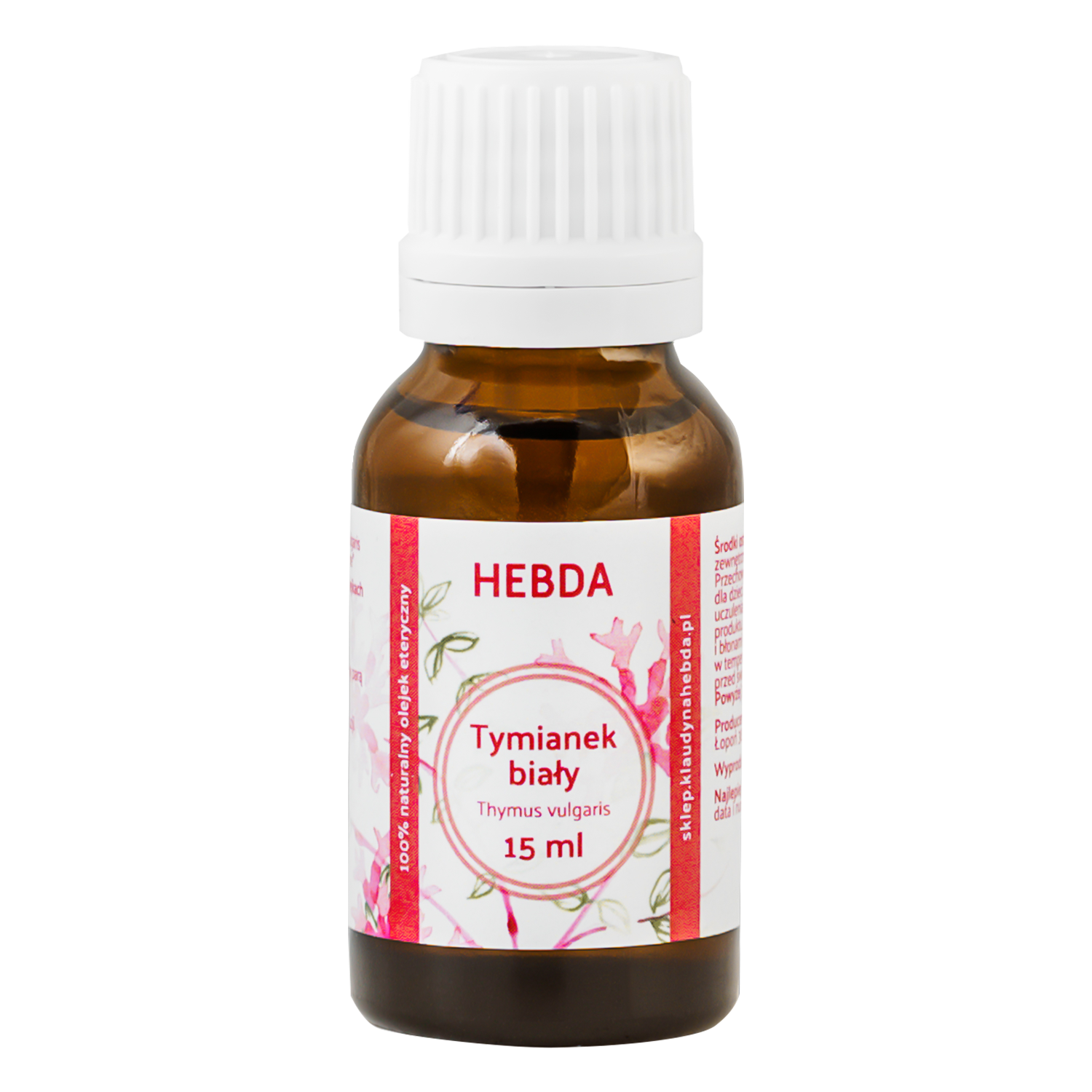 Hebda, olejek tymiankowy biały, 15 ml