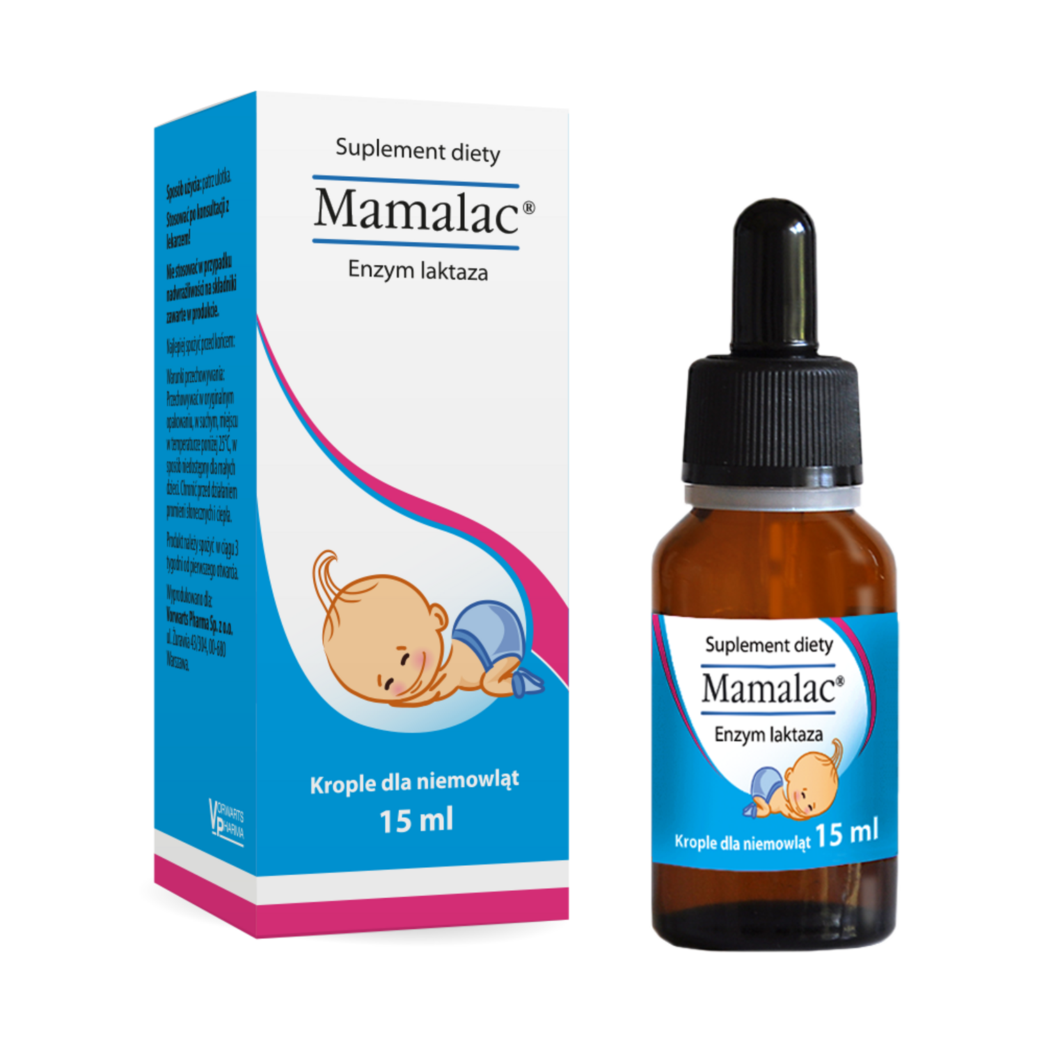 Mamalac, krople, 15 ml