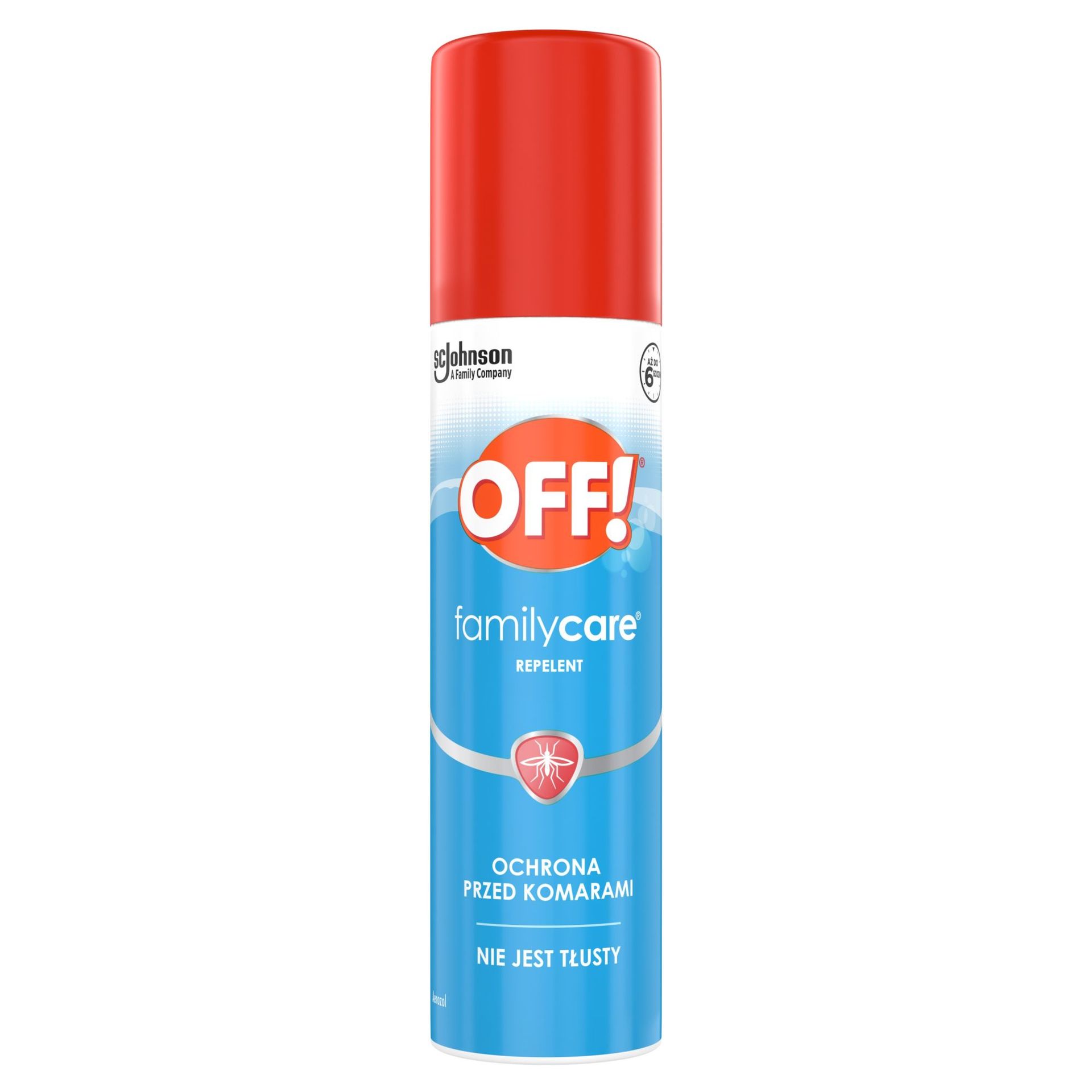 OFF! Family Care, aerozol przeciw komarom, DEET 15%, 100 ml
