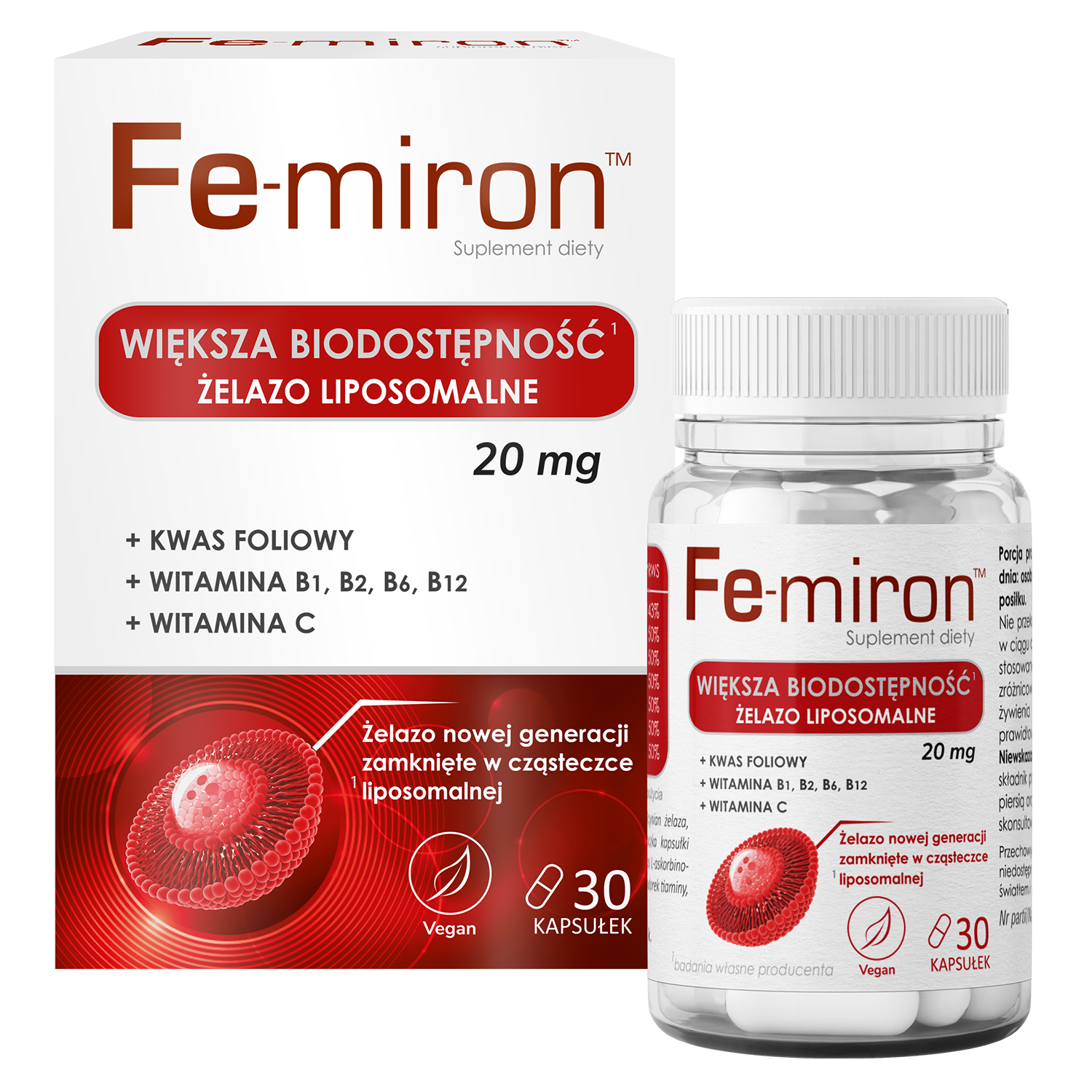 Fe-miron, 30 kapsułek