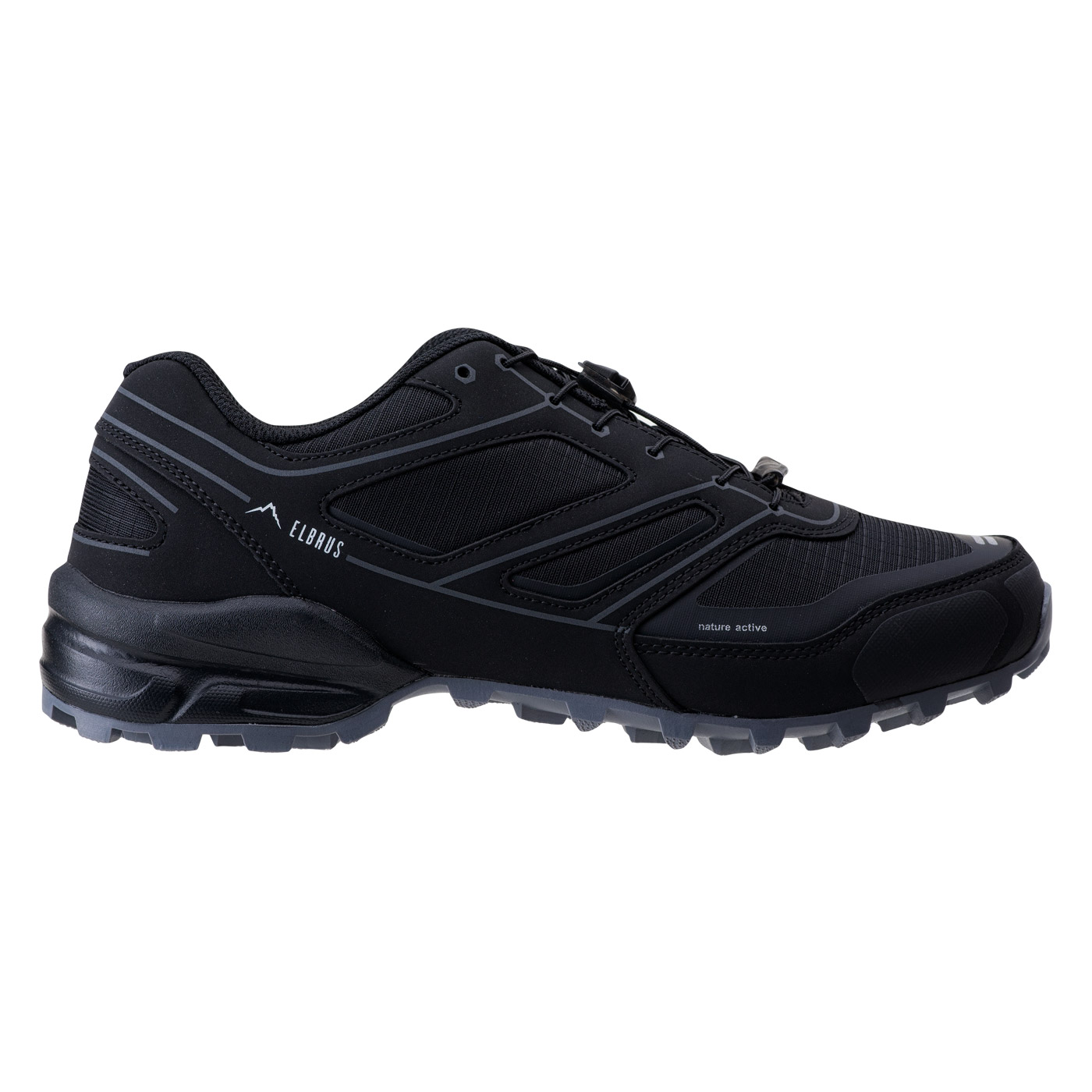 Męskie Buty ELBRUS DENOV 4519-BLK/DK GREY – Czarny