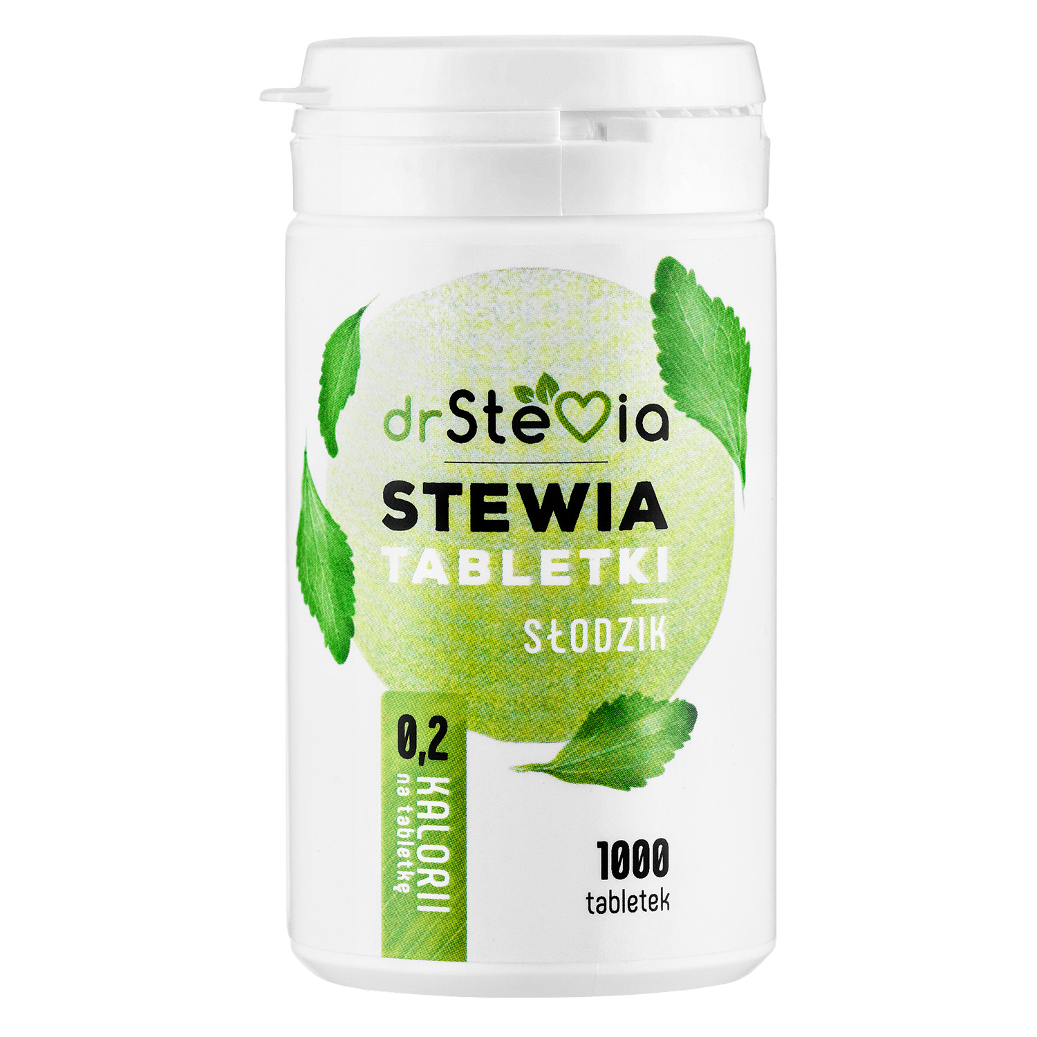 Dr Stevia Stewia, słodzik, 1000 tabletek