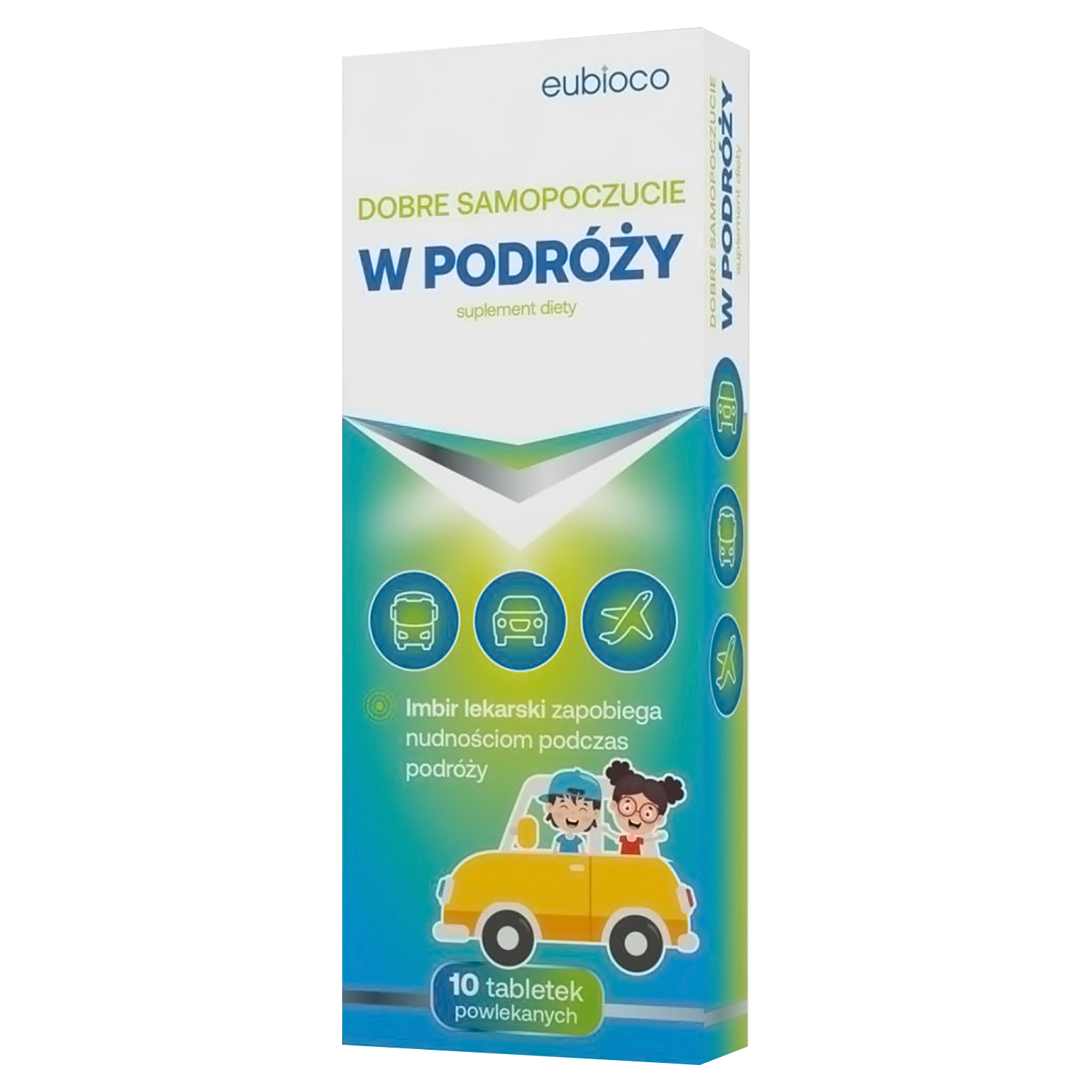 Eubioco W Podróży, 10 tabletek powlekanych