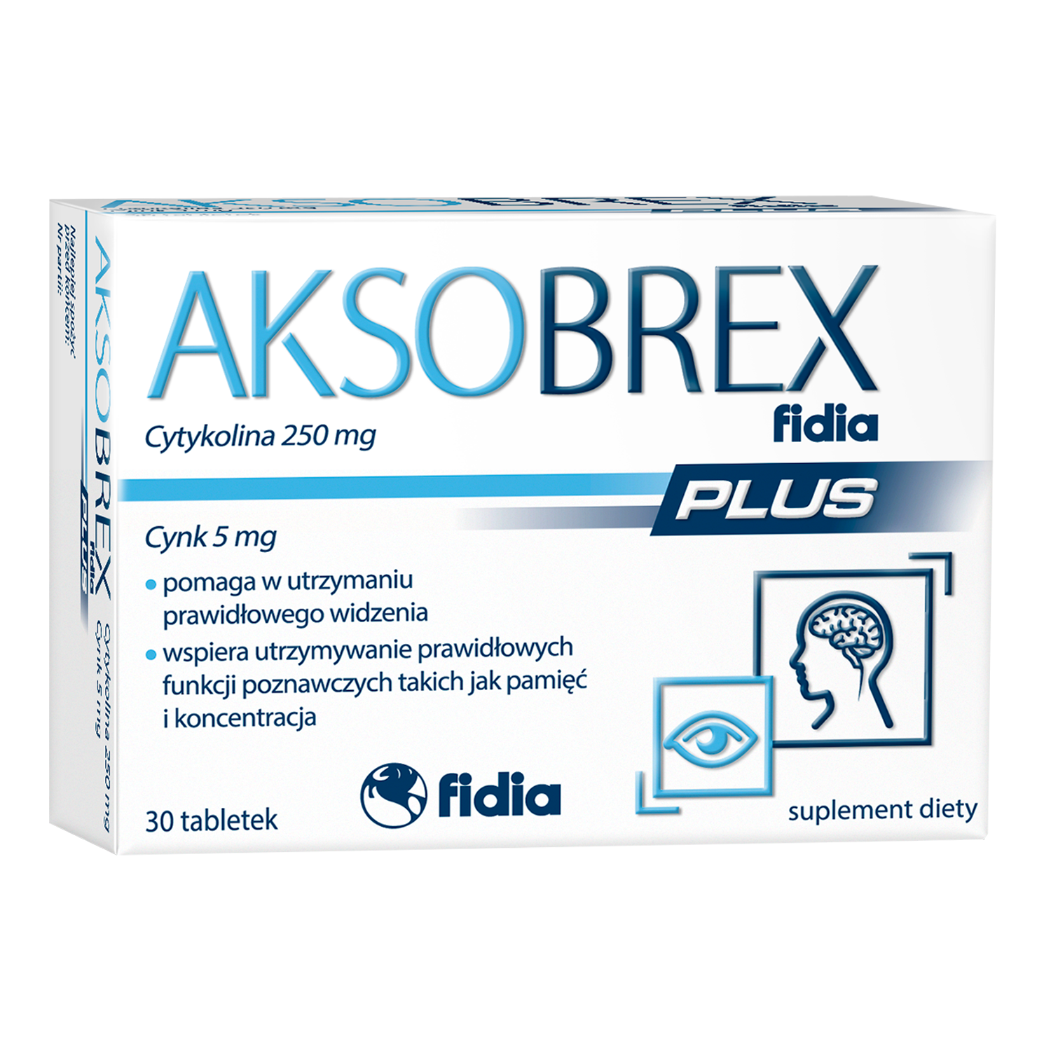 Aksobrex Fidia Plus, 30 tabletek