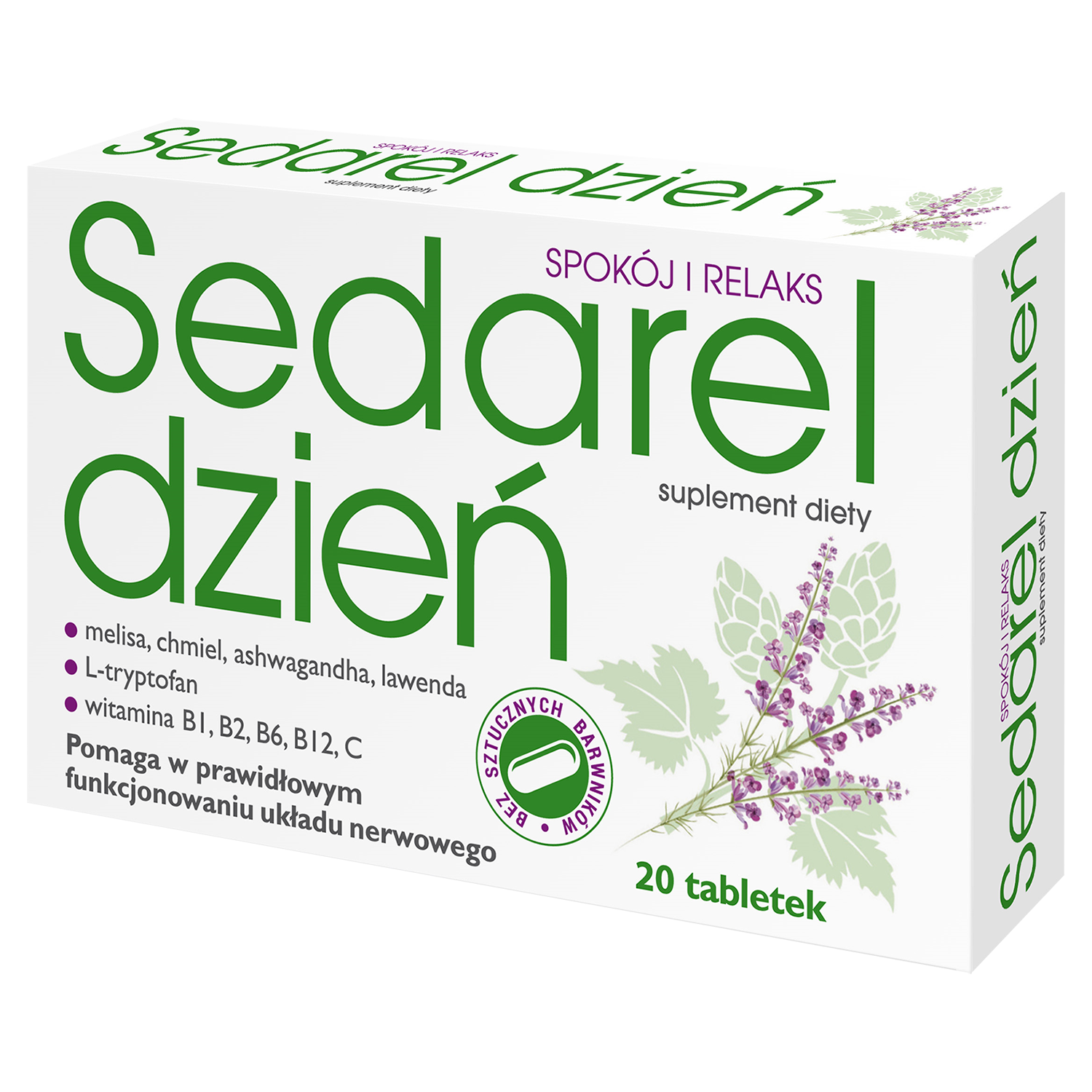 Sedarel Dzień, 20 tabletek