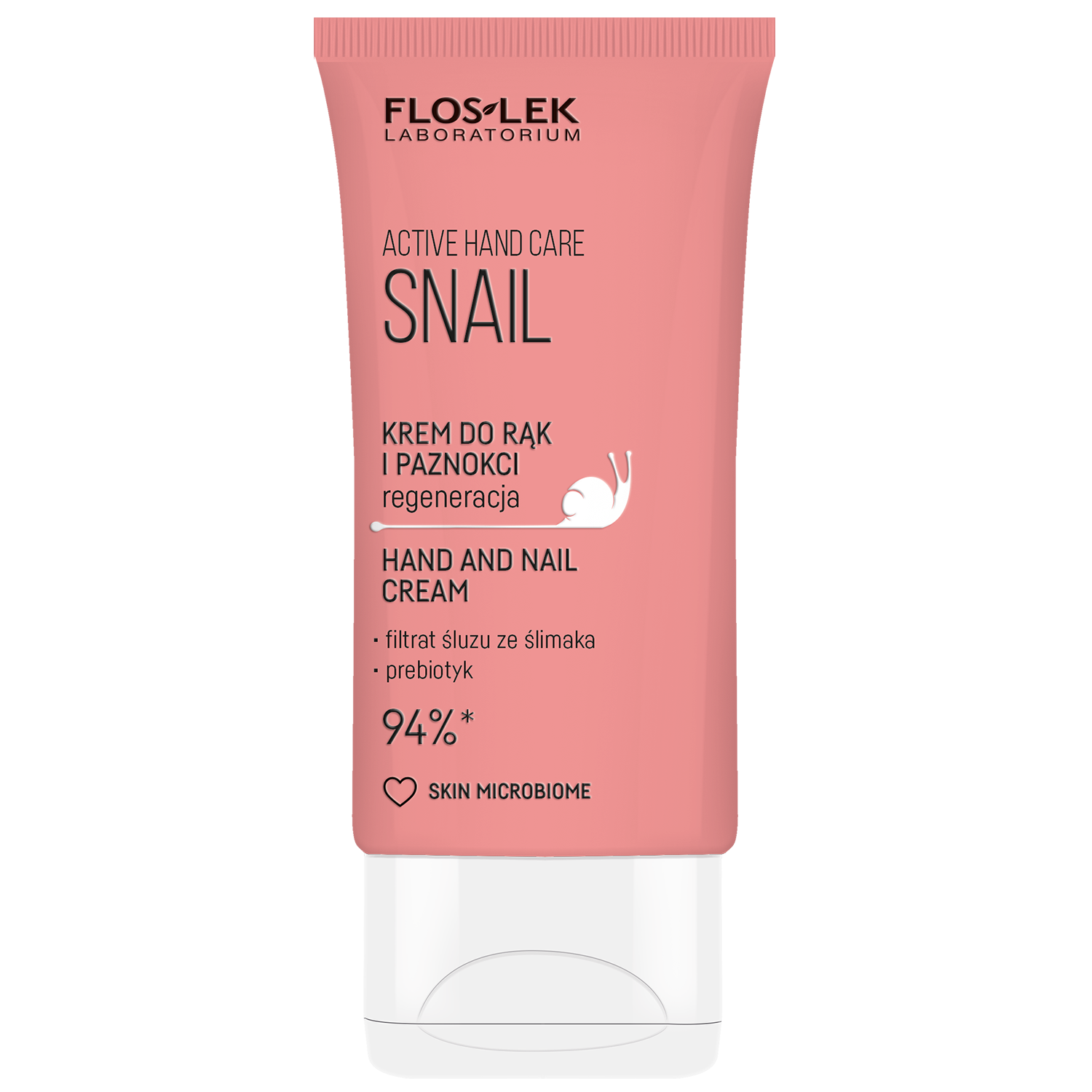 Floslek Laboratorium Snail, krem do rąk i paznokci, 50 ml