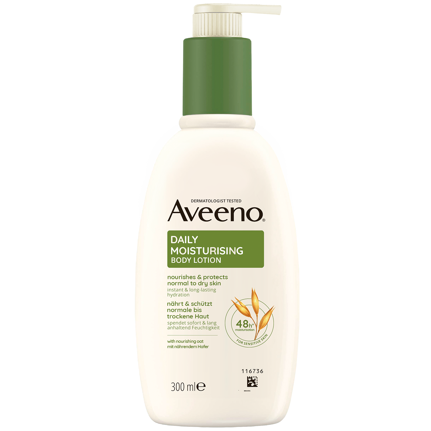 Aveeno Daily Moisturising, balsam nawilżający do ciała, 300 ml