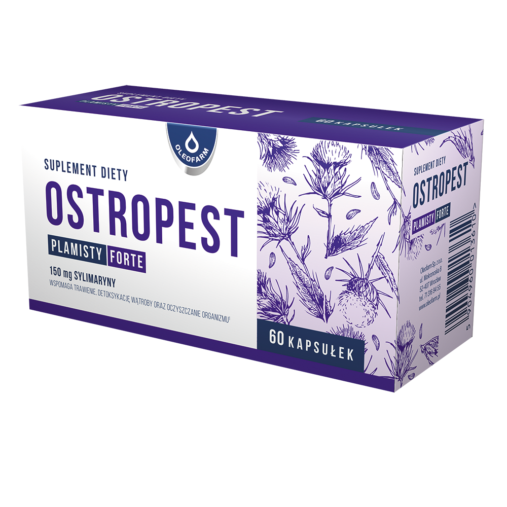 Oleofarm Ostropest plamisty Forte, 60 kapsułek