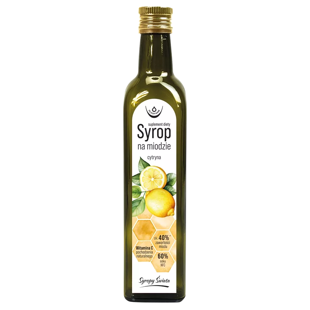Oleofarm Syropy Świata Cytryna, syrop na miodzie, 250 ml