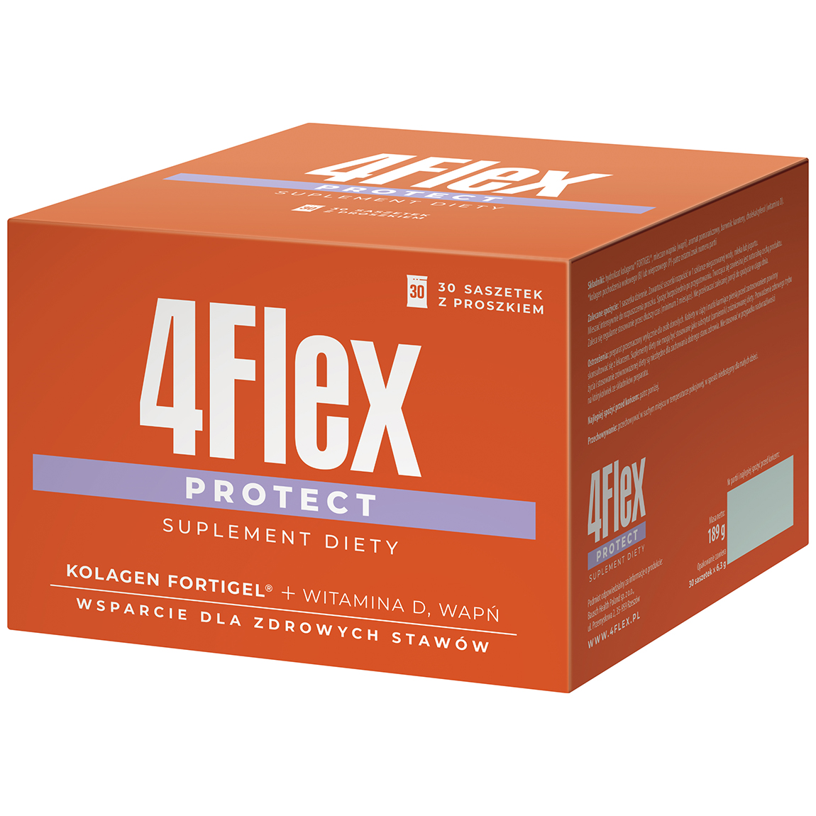 4Flex Protect, smak pomarańczowy, 30 saszetek