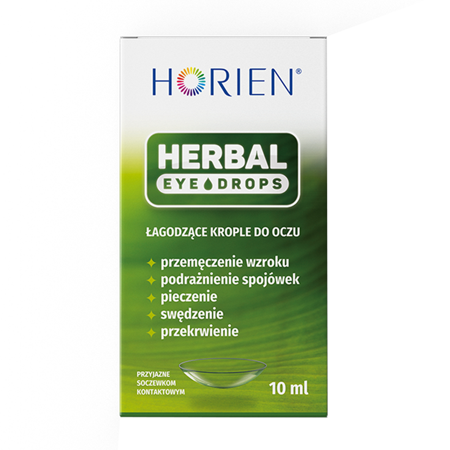 Horien Herbal Eye Drops, łagodzące krople do oczu, 10 ml