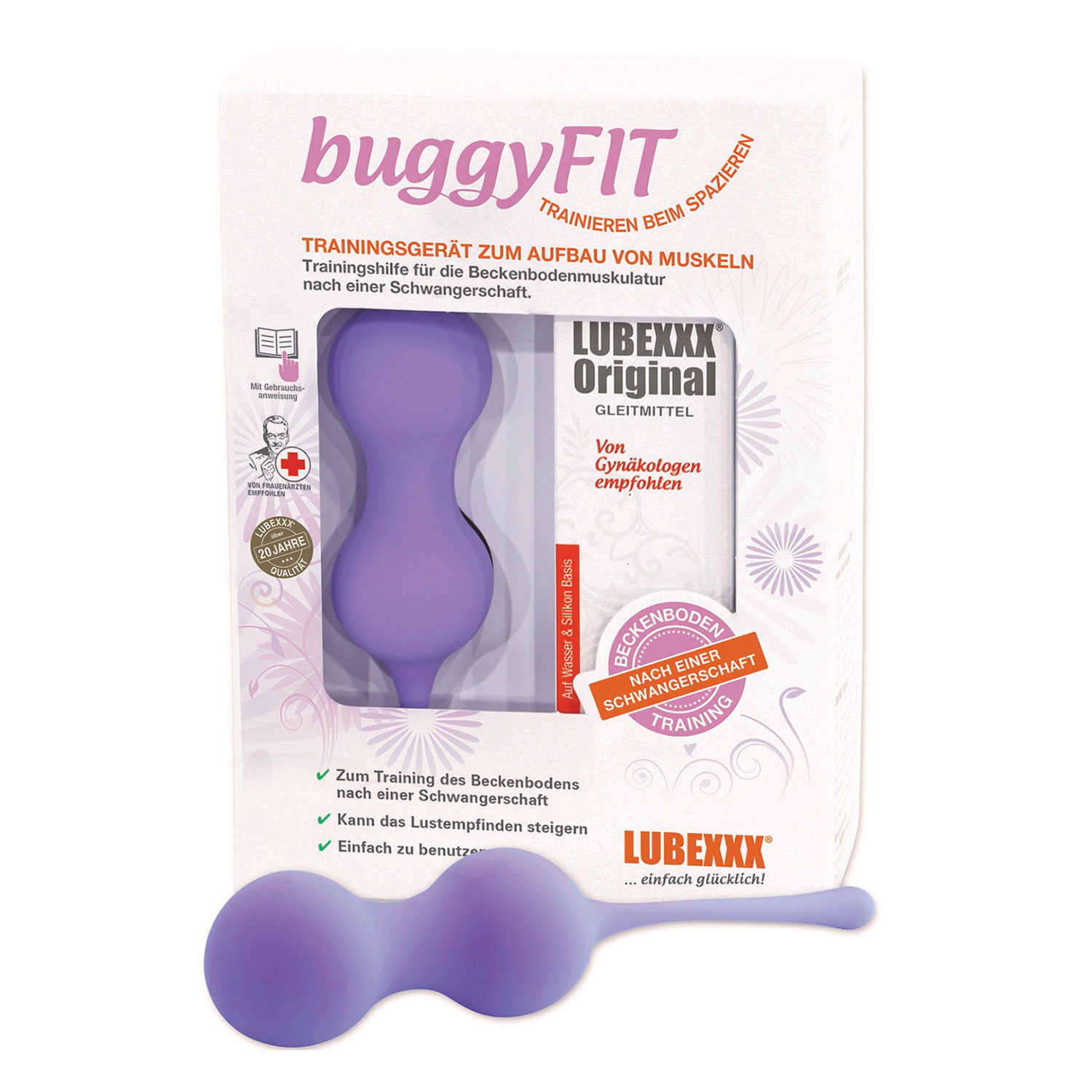 Lubexxx Buggy Fit, zestaw do ćwiczeń mięśni dna macicy