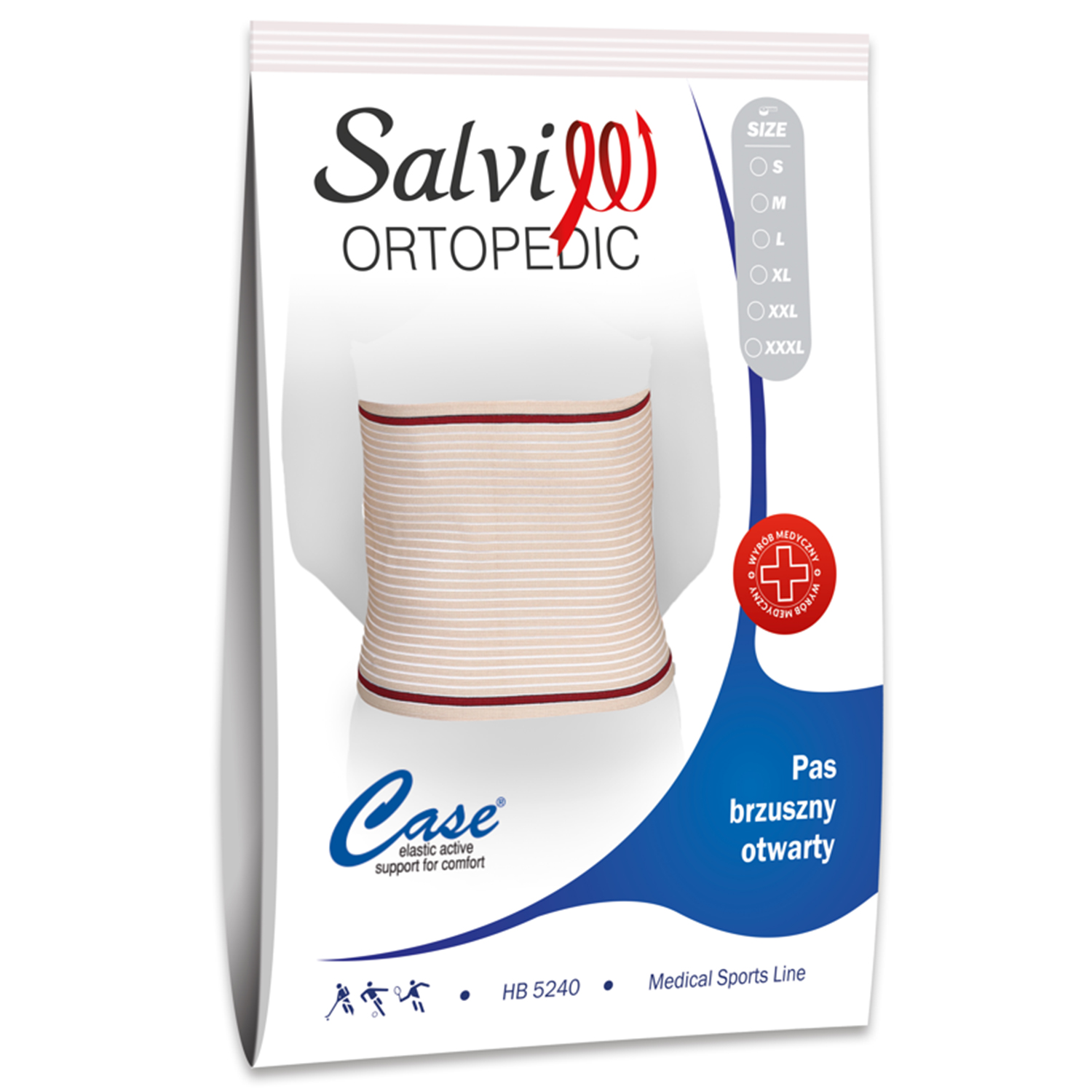 Salvi Ortopedic, pas brzuszny otwarty, rozmiar XXXL