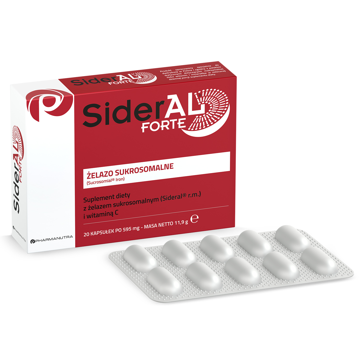SiderAL Forte, 20 kapsułek