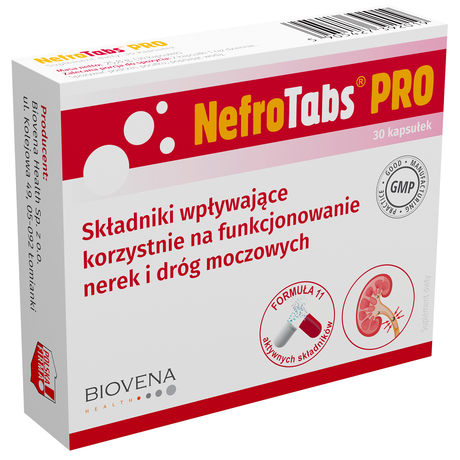 Nefrotabs Pro, 30 kapsułek